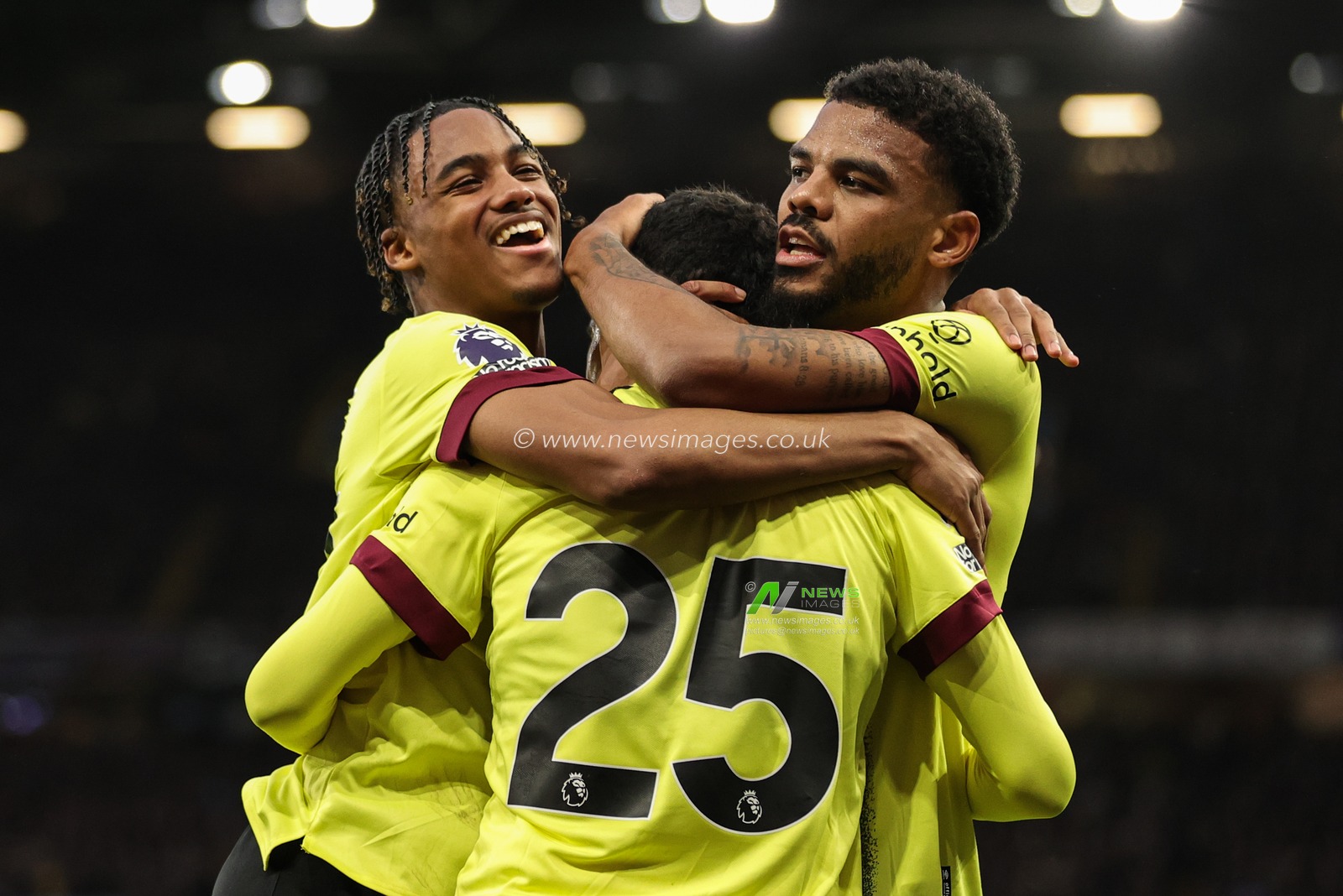Zeki Amdouni of Burnley celebrates his goal to make it 1-1 during the Premier League match Aston Villa vs Burnley at Villa Park, Birmingham, United Kingdom, 30th December 2023

(Photo by Mark Cosgrove/News Images)