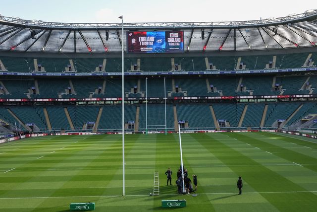 A general view of The Allianz Stadium during the Quilter Nations Series 2025 match England vs Argentina at Allianz Stadium, Twickenham, United Kingdom, 23rd November 2025

(Photo by Mark Cosgrove/News Images)

*** GER AUT SUI OUT ***