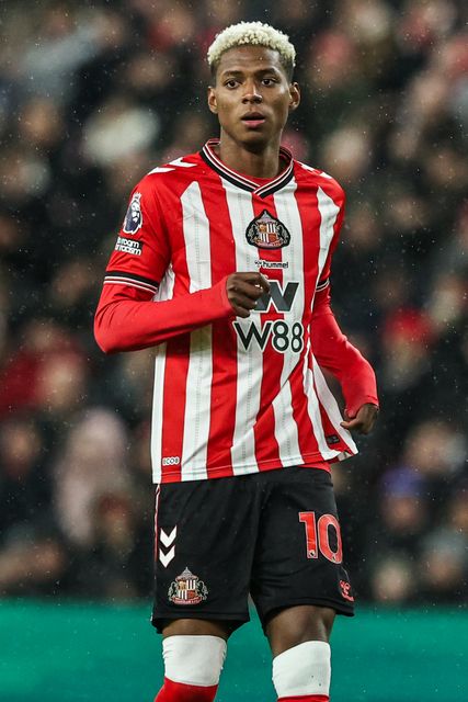 Nilson Angulo of Sunderland during the Premier League match Sunderland vs Liverpool at Stadium Of Light, Sunderland, United Kingdom on 11 February 2026

(Photo by Alfie Cosgrove/News Images)