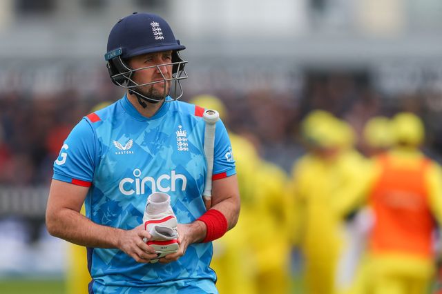 Liam Livingstone of England looks dejected as he leaves the pitch after being dismissed during the Fifth Metro Bank One Day International match England vs Australia at Seat Unique Stadium, Bristol, United Kingdom, 29th September 2024

(Photo by Gareth Evans/News Images)