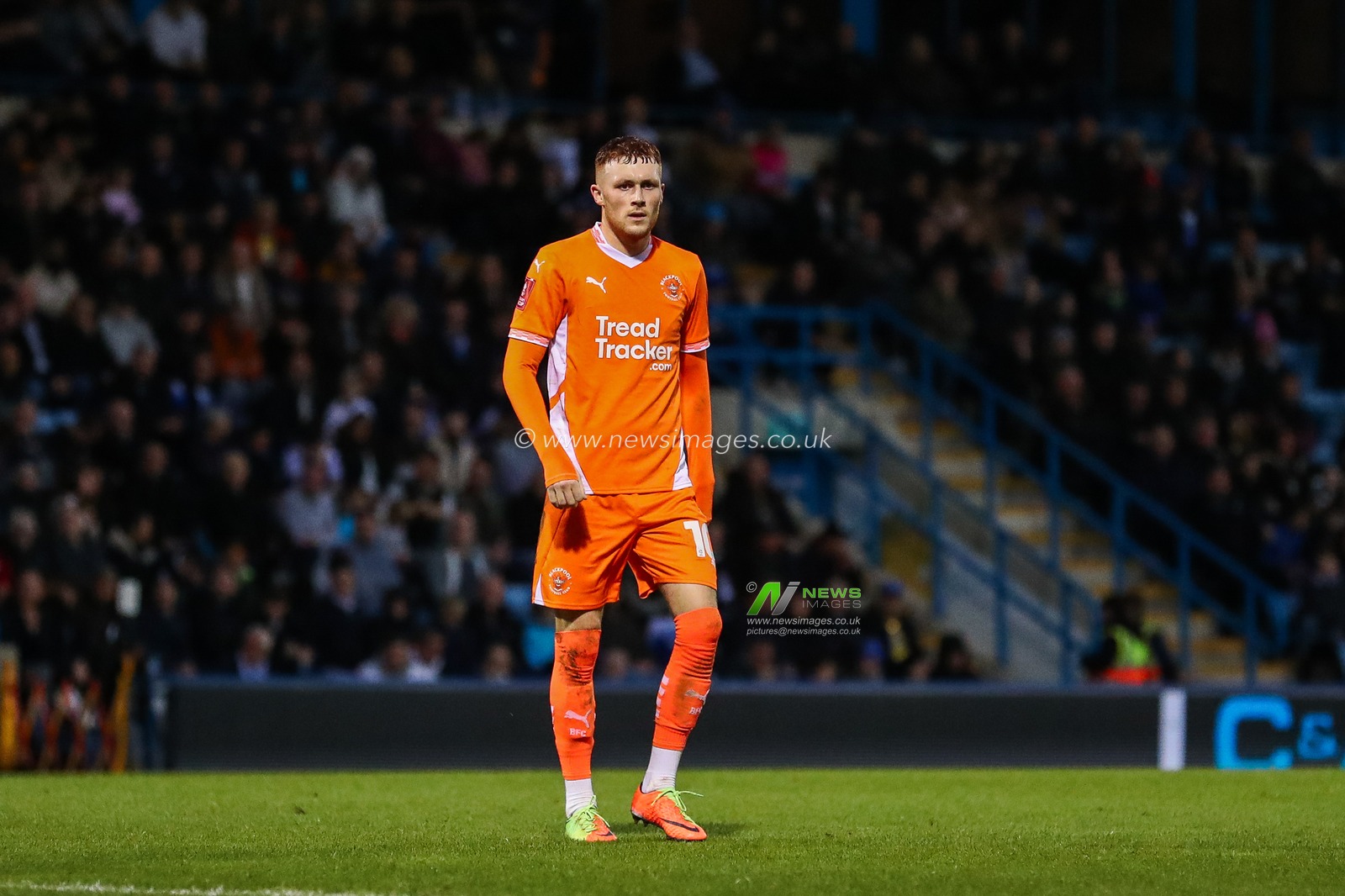 Sonny Carey of Blackpool looks on during the Emirates FA Cup First Round match Gillingham vs Blackpool at MEMS Priestfield Stadium, Gillingham, United Kingdom, 2nd November 2024

(Photo by Izzy Poles/News Images)