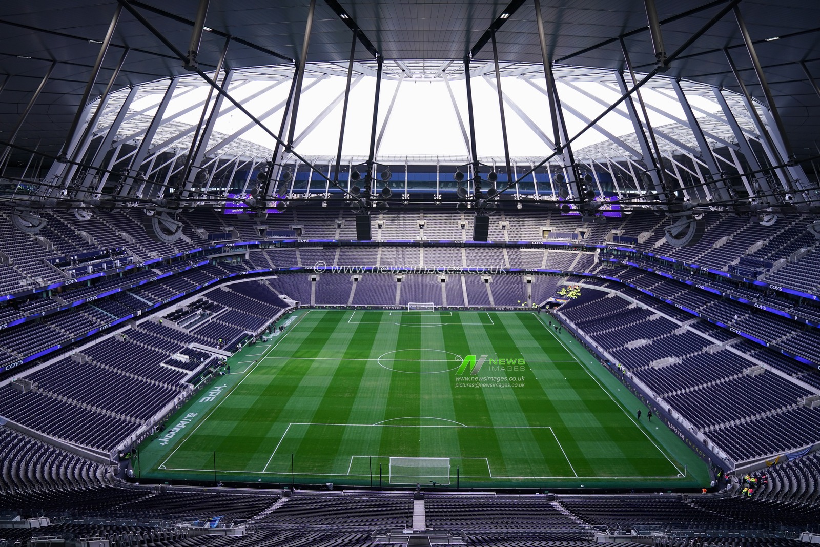 General view of the Tottenham Hotspur stadium ahead of the Premier League match Tottenham Hotspur vs Brentford at Tottenham Hotspur Stadium, London, United Kingdom, 6th December 2025

(Photo by Harvey Murphy/News Images)

*** GER AUT SUI OUT ***