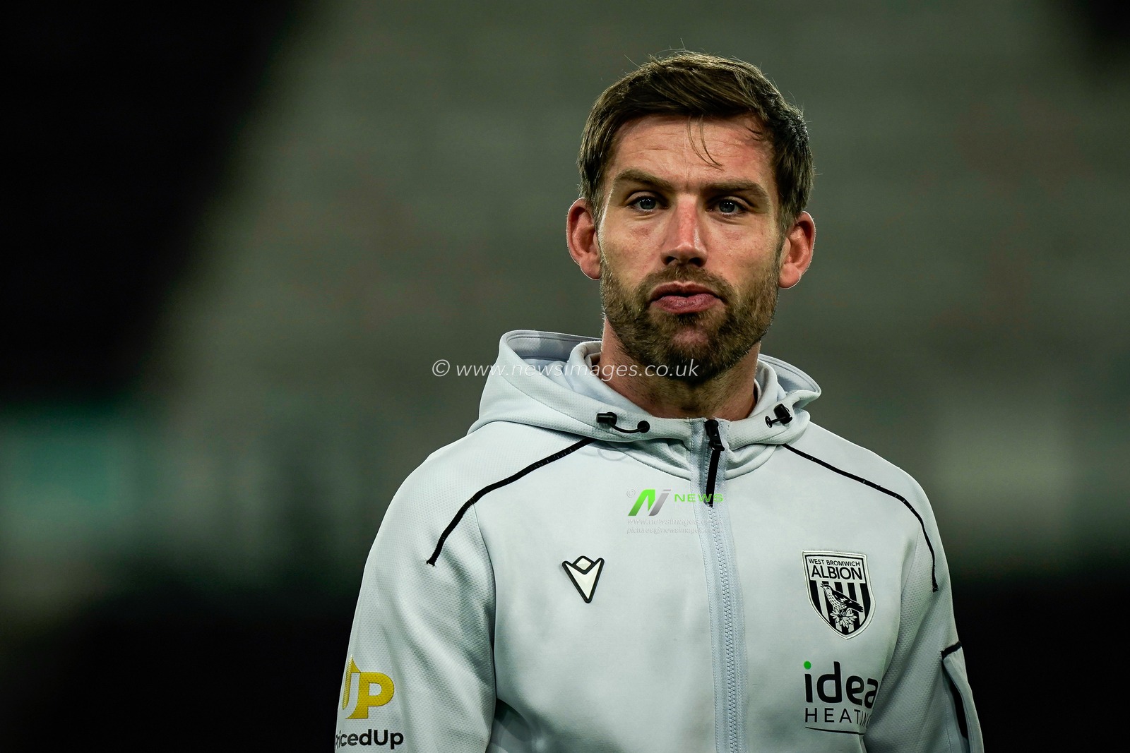 Charlie Taylor of West Bromwich Albion inspects the pitch prior to kick off during the Sky Bet Championship match Derby County vs West Bromwich Albion at Pride Park Stadium, Derby, United Kingdom on 23 January 2026

(Photo by Maynard Manyowa/News Images)