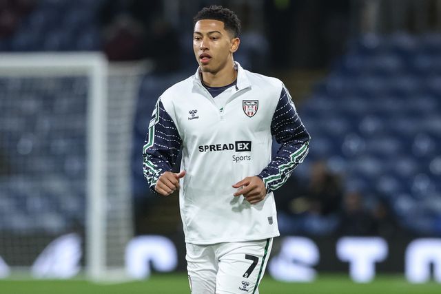 Jobe Bellingham of Sunderland in the pregame warmup session during the Sky Bet Championship match Burnley vs Sunderland at Turf Moor, Burnley, United Kingdom, 17th January 2025

(Photo by Alfie Cosgrove/News Images)