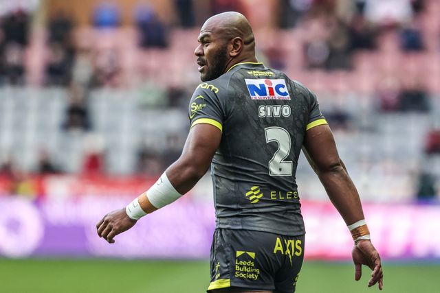 Maika Sivo of Leeds Rhinos during the Betfred Super League round 11 match Wigan Warriors vs Leeds Rhinos at The Brick Community Stadium, Wigan, United Kingdom on 15 May 2026

(Photo by Alfie Cosgrove/News Images)