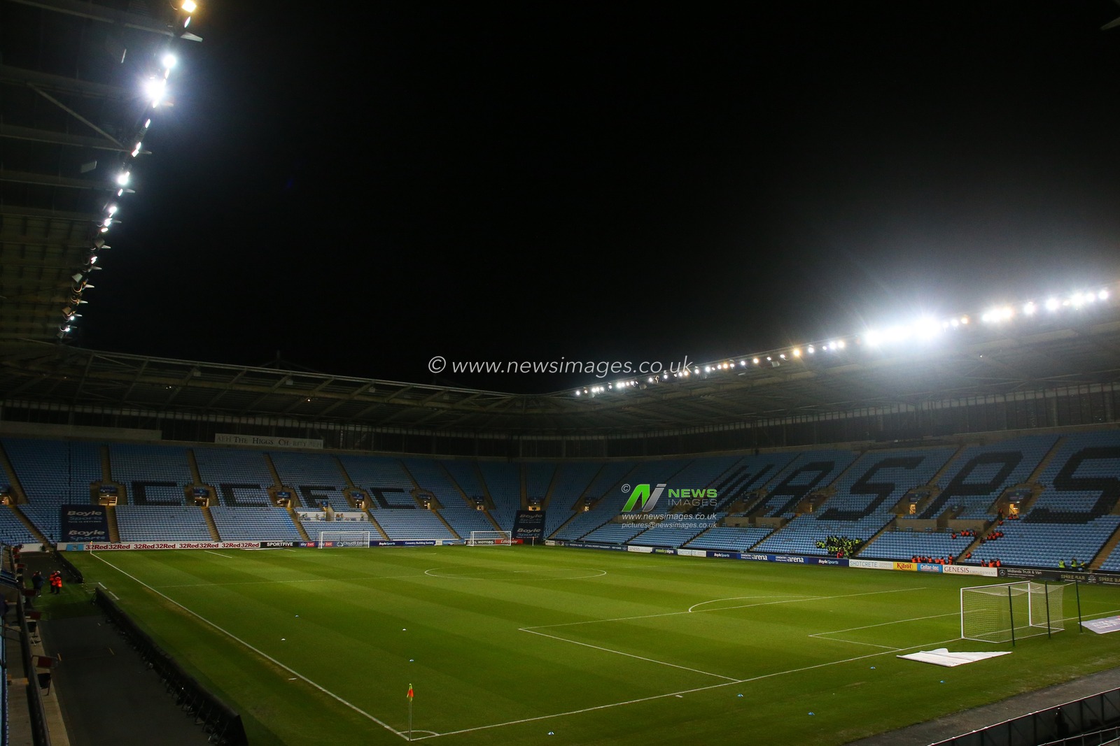 General view inside of the Coventry Building Society Arena, home of Coventry City ahead of the Sky Bet Championship match Coventry City vs West Bromwich Albion at Coventry Building Society Arena, Coventry, United Kingdom, 21st December 2022

(Photo by Gareth Evans/News Images)