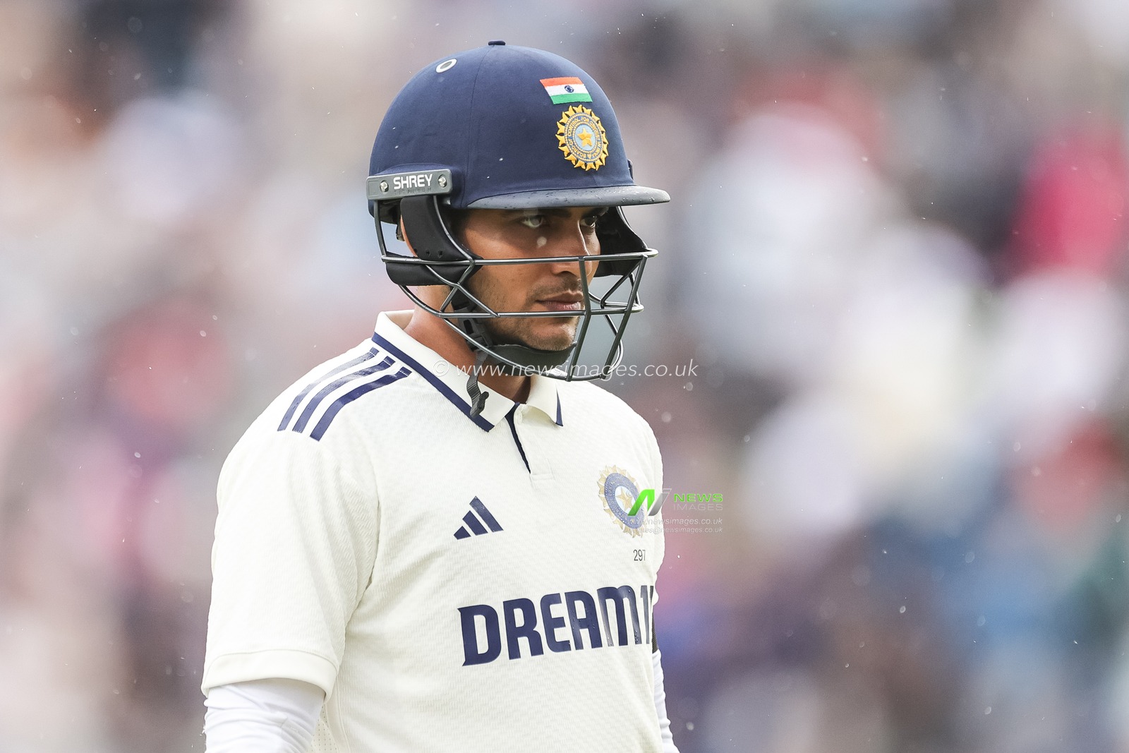 India captain Shubman Gill leaves the field of play as rain stop play and stumps are called on day 2 during the 1st Rothesay Test Match, Day 3 England vs India at Headingley Cricket Ground, Leeds, United Kingdom, 22nd June 2025

(Photo by Mark Cosgrove/News Images)
