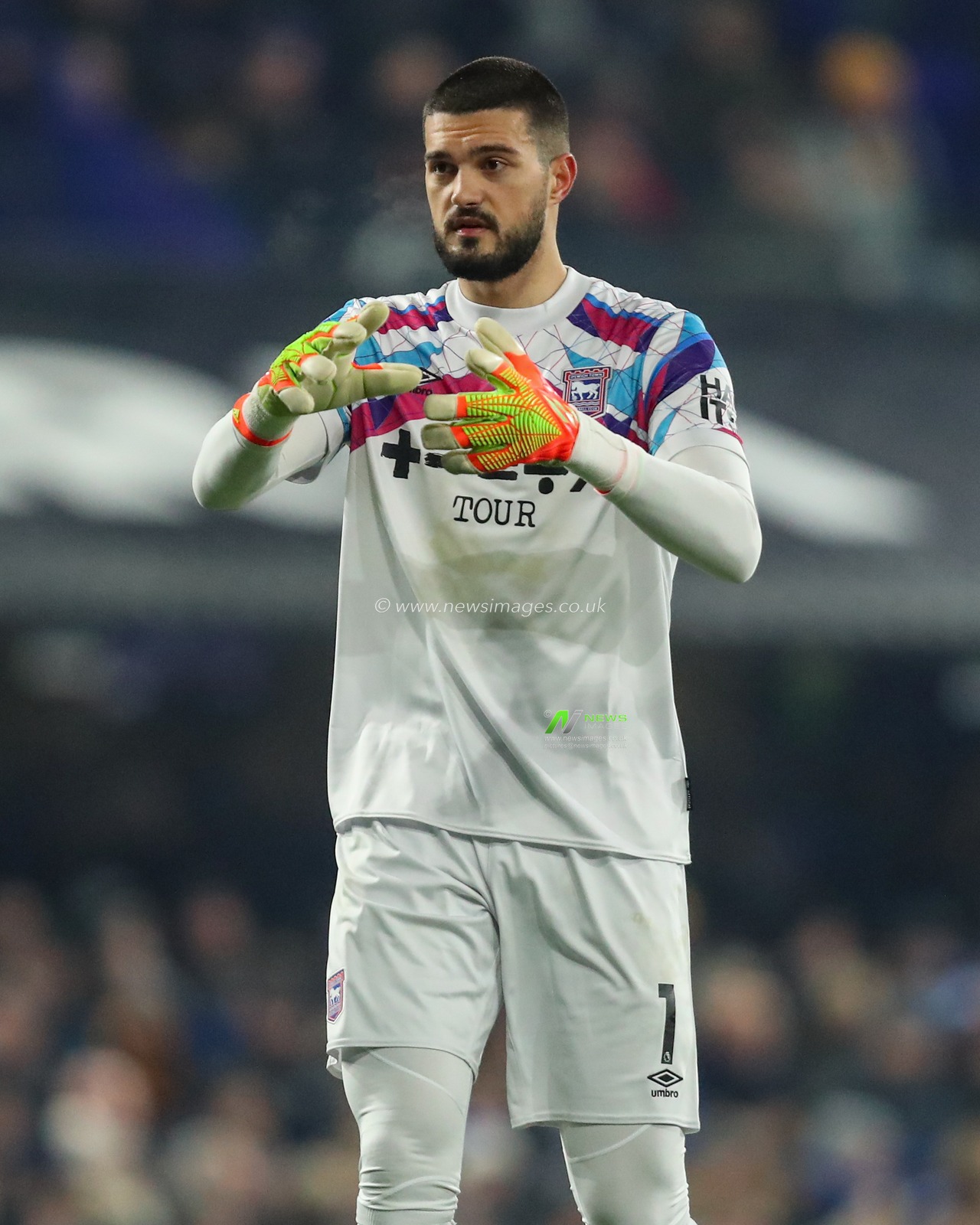 Arijanet MuriÄ‡ of Ipswich Town reacts during the Premier League match Ipswich Town vs Crystal Palace at Portman Road, Ipswich, United Kingdom, 3rd December 2024

(Photo by Izzy Poles/News Images)