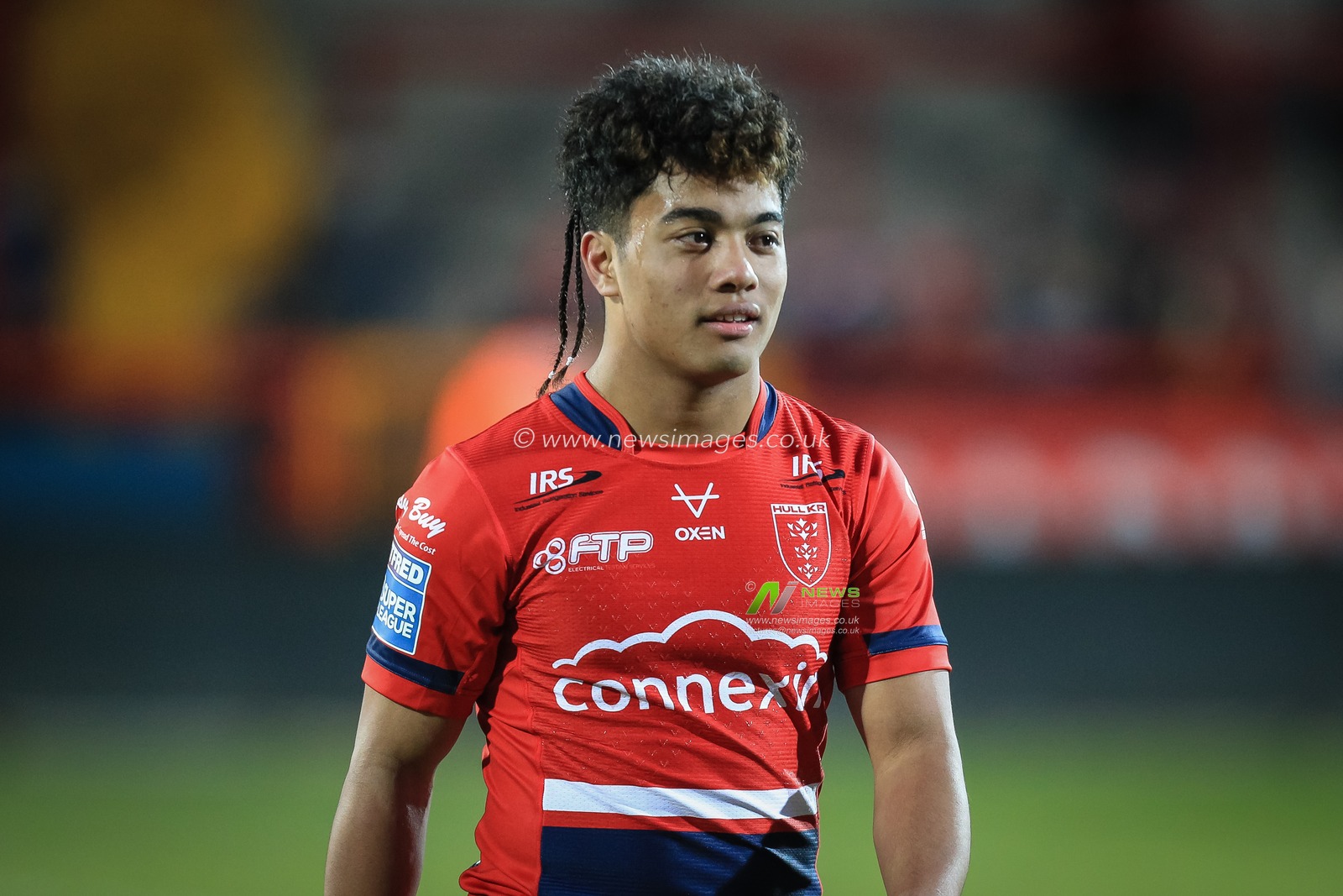 Laulu-Togagaâ€™e (29) of Hull KR after the game