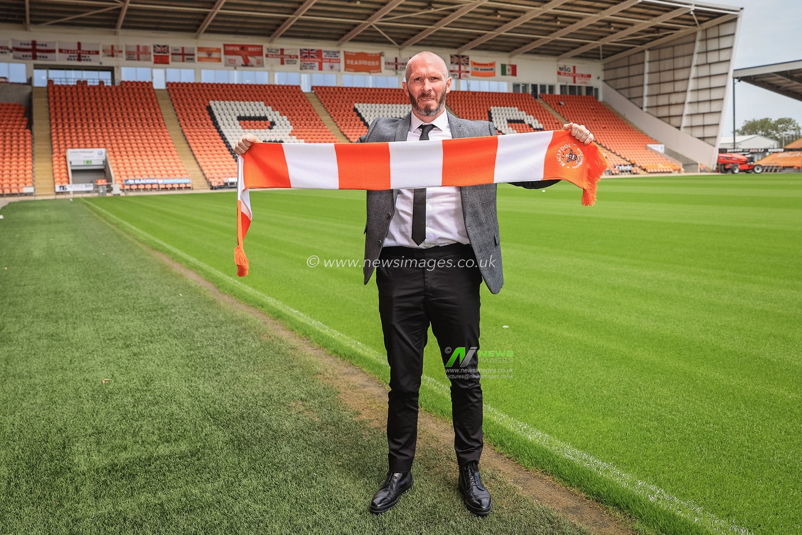Blackpool FC's newly appointed Head Coach Michael Appleton signs a four year deal with The Seasiders
