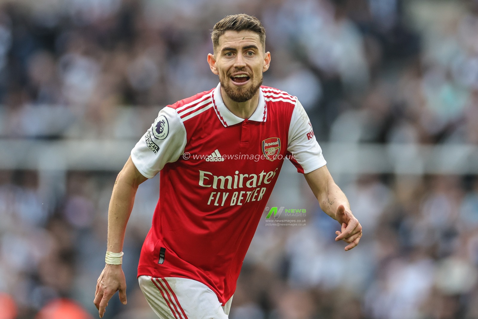 Jorginho #20 of Arsenal during the Premier League match Newcastle United vs Arsenal at St. James's Park, Newcastle, United Kingdom, 7th May 2023

(Photo by Mark Cosgrove/News Images)