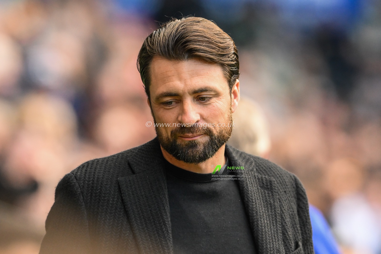 Russell Martin Manager of Swansea City during the Sky Bet Championship match Swansea City vs Huddersfield Town at Swansea.com Stadium, Swansea, United Kingdom, 15th April 2023

(Photo by Craig Thomas/News Images)