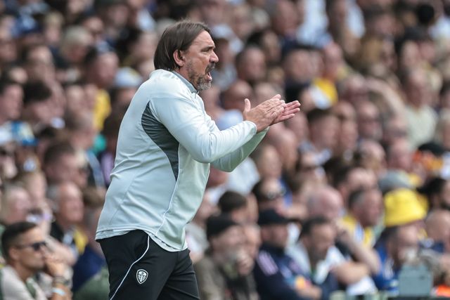 Daniel Farke manager of Leeds United reacts in the technical area during the Pre-season friendly match Leeds United vs Villarreal at Elland Road, Leeds, United Kingdom, 2nd August 2025

(Photo by Mark Cosgrove/News Images)