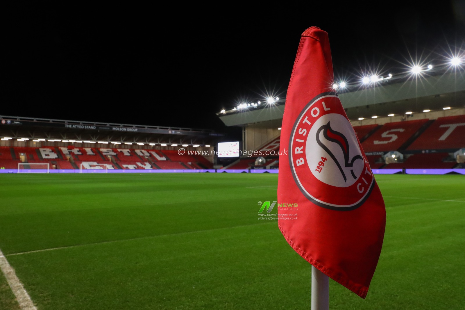 A general view inside of Ashton Gate, home of Bristol City ahead of the Emirates FA Cup Fourth Round match Bristol City vs Nottingham Forest at Ashton Gate, Bristol, United Kingdom, 26th January 2024

(Photo by Gareth Evans/News Images)