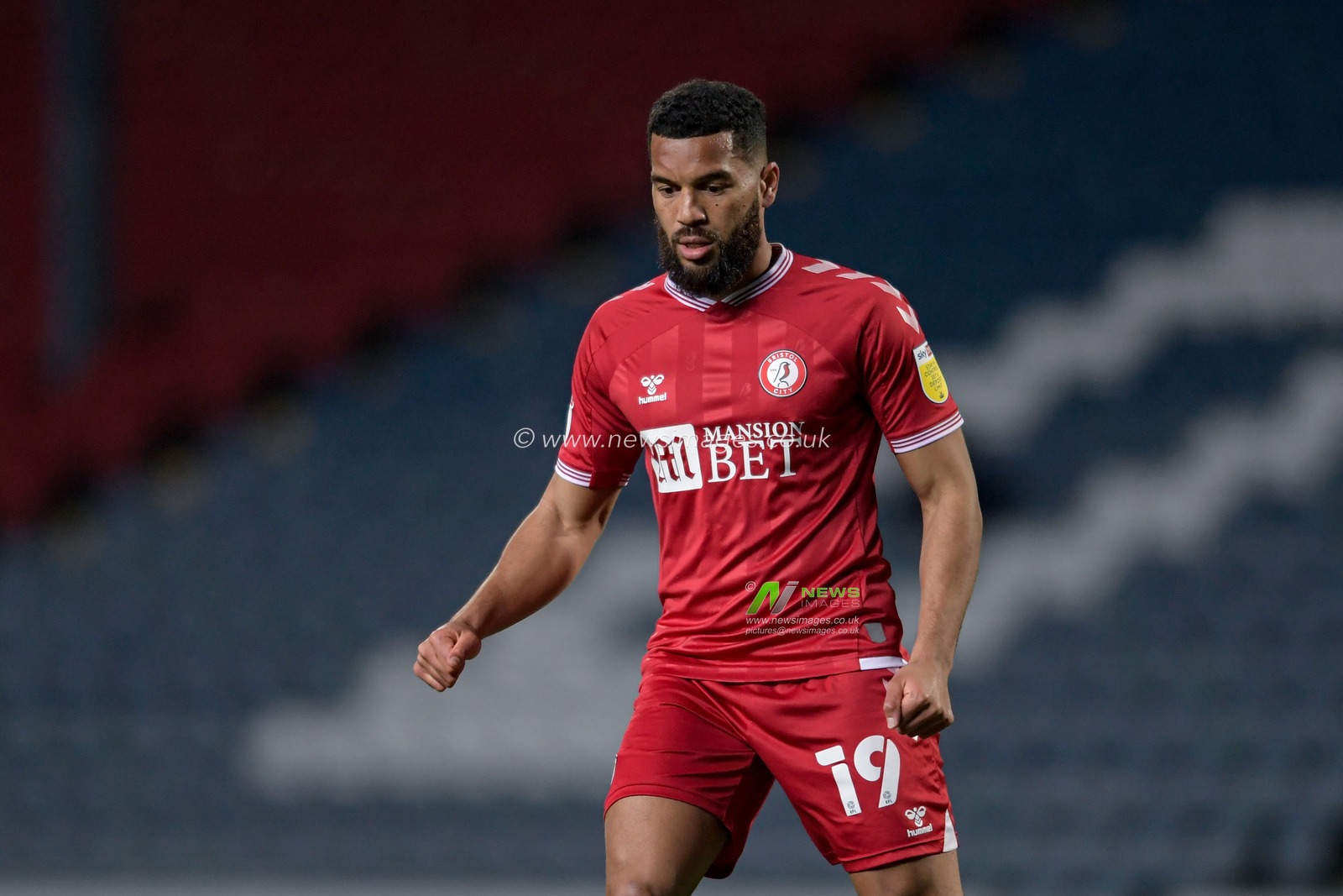 Adrian Mariappa #19 of Bristol City in action during the game