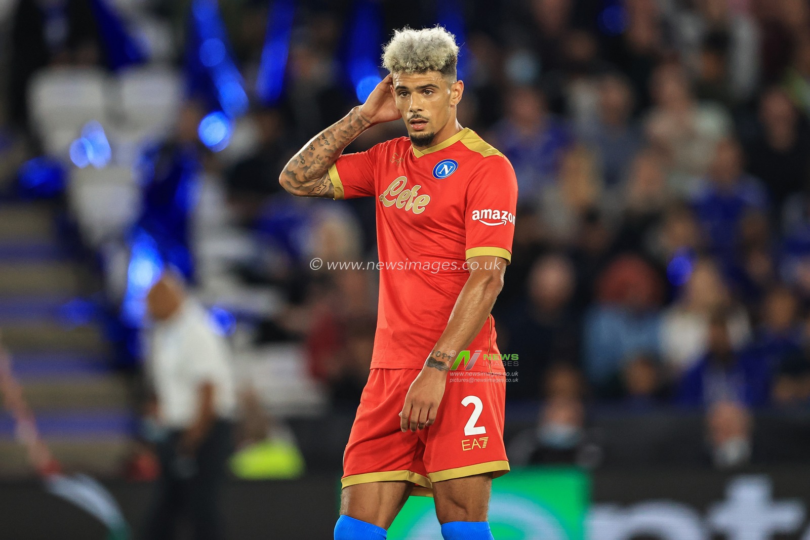 KÃ©vin Malcuit #2 of Napoli during the game