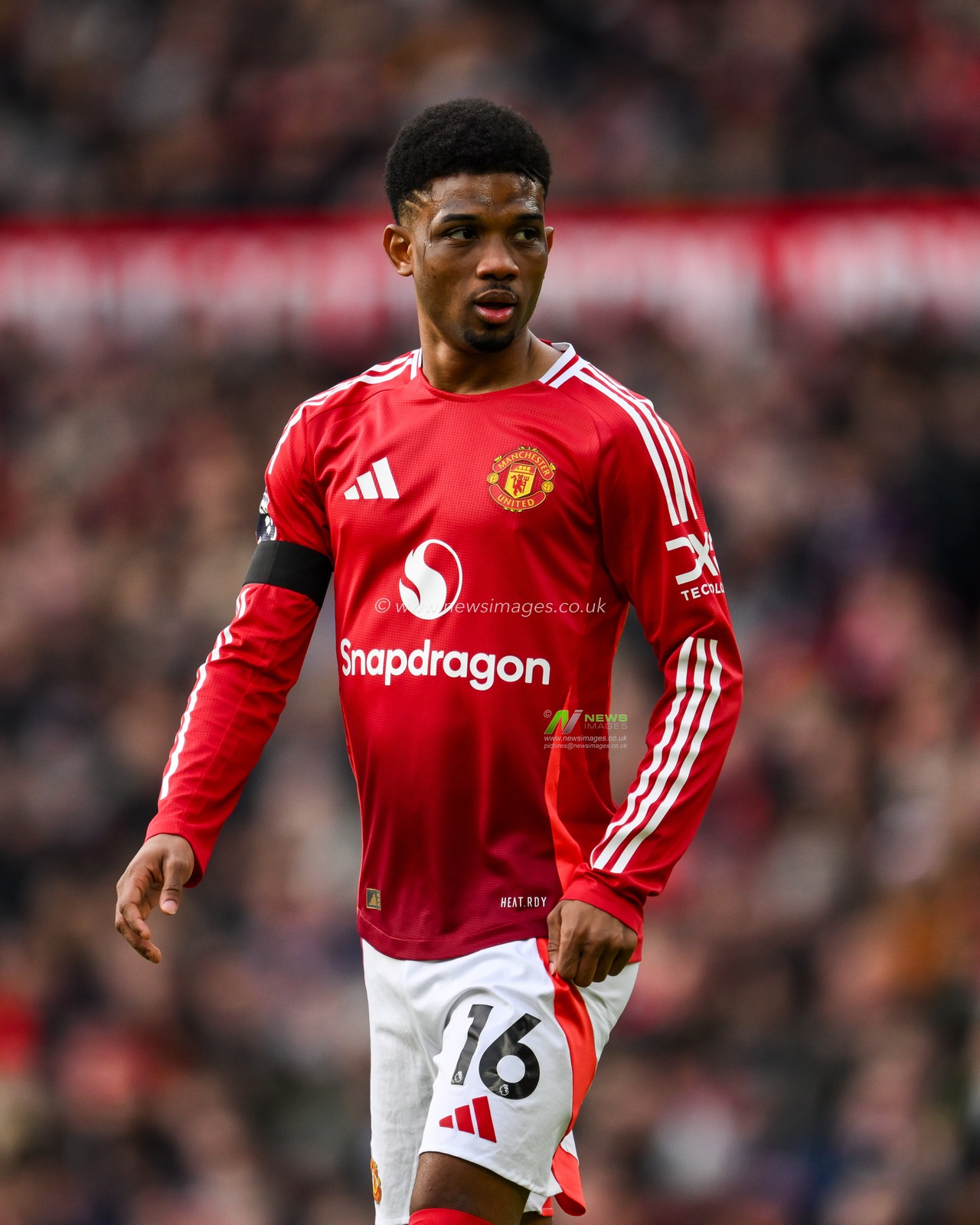 Amad Diallo of Manchester United during the Premier League match Manchester United vs Crystal Palace at Old Trafford, Manchester, United Kingdom, 2nd February 2025

(Photo by Craig Thomas/News Images)