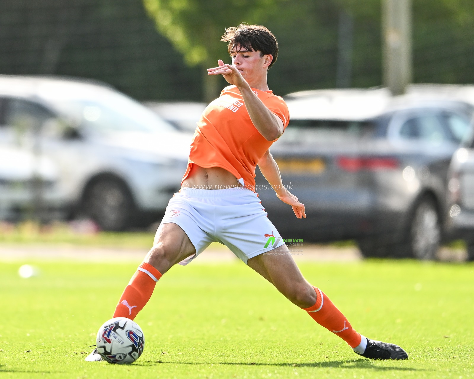 during the Central League match Preston North End vs Blackpool at Springfield Training Ground, Preston, United Kingdom, 26th September 2023

(Photo by Craig Thomas/News Images)