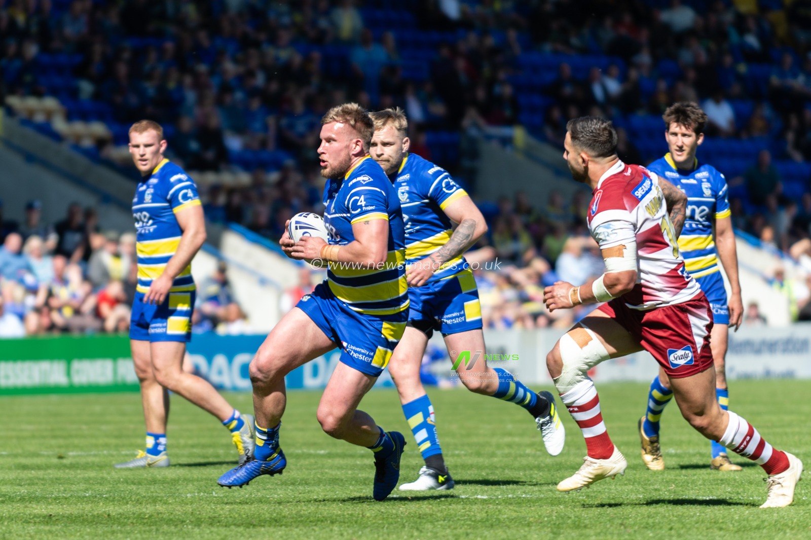 12th May 2019 , Halliwell Jones Stadium, Warrington, England ; Coral Challenge Cup 2019, Round 6, Warrington Wolves vs Wigan Warriors ; Mike Cooper of Warrington Wolves 


Credit: Richard Long/News Images