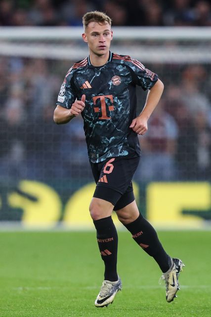 Joshua Kimmich of Bayern Munich during the UEFA Champions League League Stage match Aston Villa vs Bayern Munich at Villa Park, Birmingham, United Kingdom, 2nd October 2024

(Photo by Gareth Evans/News Images)