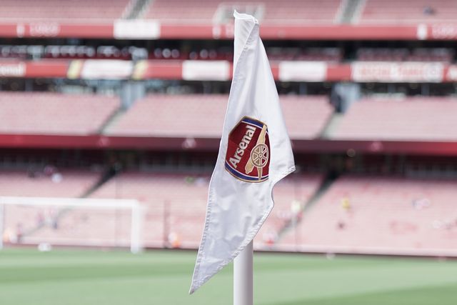View of Arsenal flag ahead of the Pre-season friendly match Arsenal vs Athletic Bilbao at Emirates Stadium, London, United Kingdom, 9th August 2025

(Photo by Harvey Murphy/News Images)
