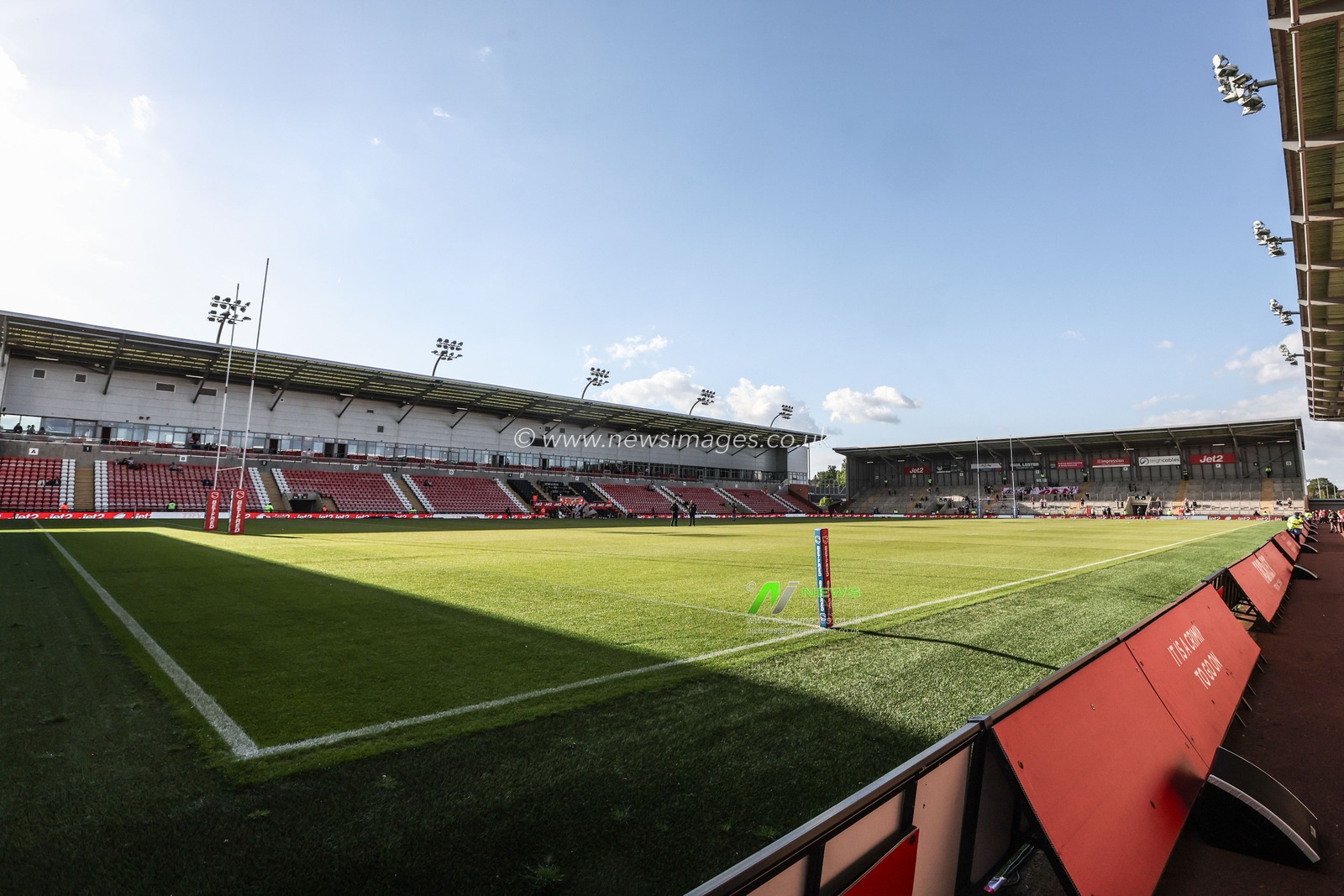 A general view of Leigh Sports Village ahead of the Betfred Super League Round 12 match Leigh Leopards vs Hull FC at Leigh Sports Village, Leigh, United Kingdom, 22nd May 2025

(Photo by Alfie Cosgrove/News Images)