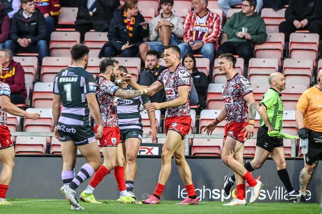 Betfred Super League round 9 Leigh Leopards v Huddersfield Giants