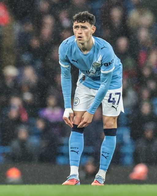 Phil Foden of Manchester City during the Premier League match Manchester City vs Crystal Palace at Etihad Stadium, Manchester, United Kingdom on 13 May 2026

(Photo by Mark Cosgrove/News Images)