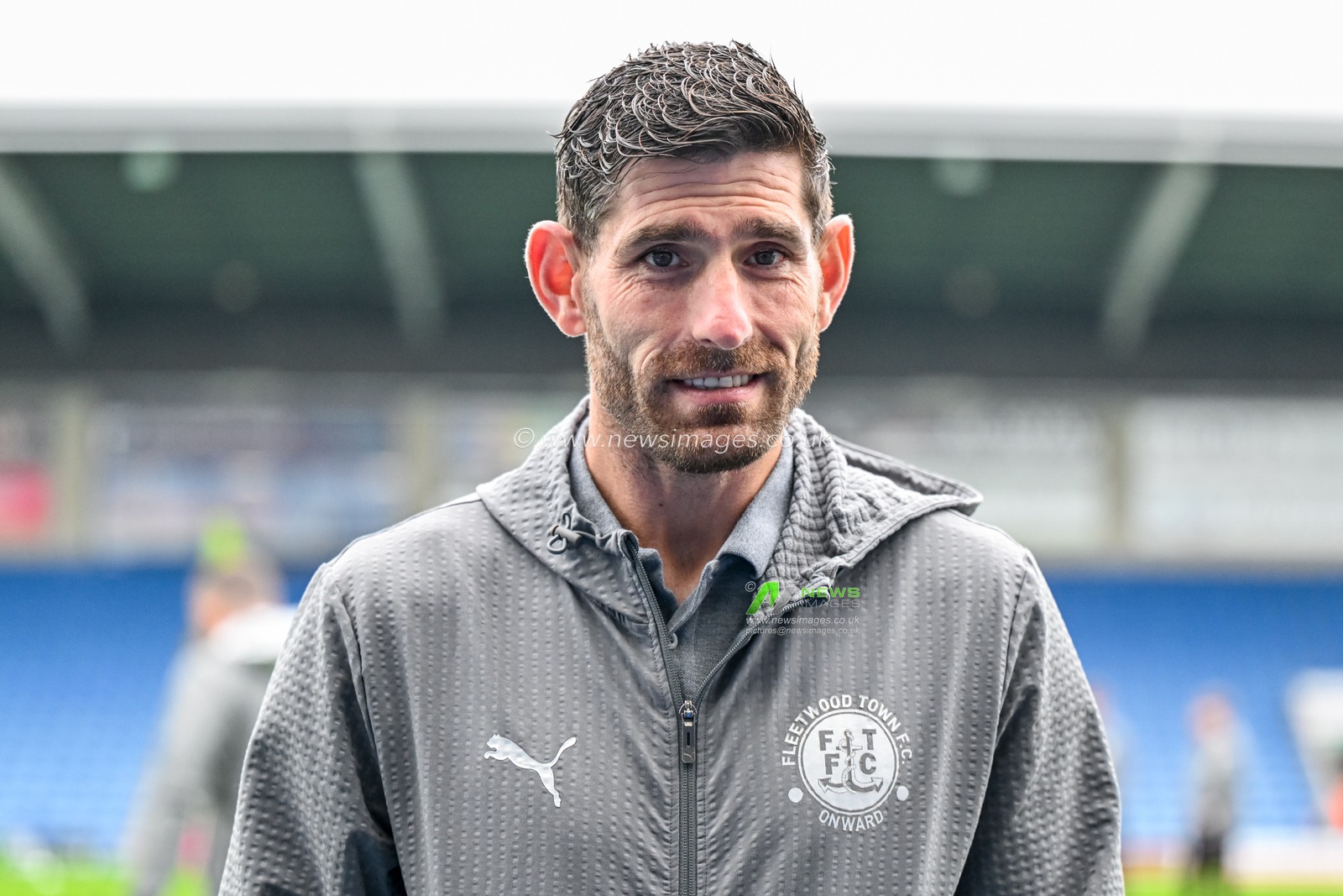 Ched Evans of Fleetwood Town during the Sky Bet League 2 match Chesterfield vs Fleetwood Town at SMH Group Stadium, Chesterfield, United Kingdom, 18th October 2025

(Photo by Adam Gee/News Images)