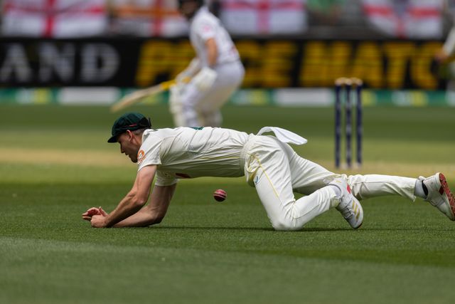 Beau Webster of Australia drops a catch during the NRMA Insurance Ashes First Test Day 2 Australia vs England at Optus Stadium, Perth, Australia, 22nd November 2025

(Photo by Santanu Banik/News Images)

*** GER AUT SUI OUT ***