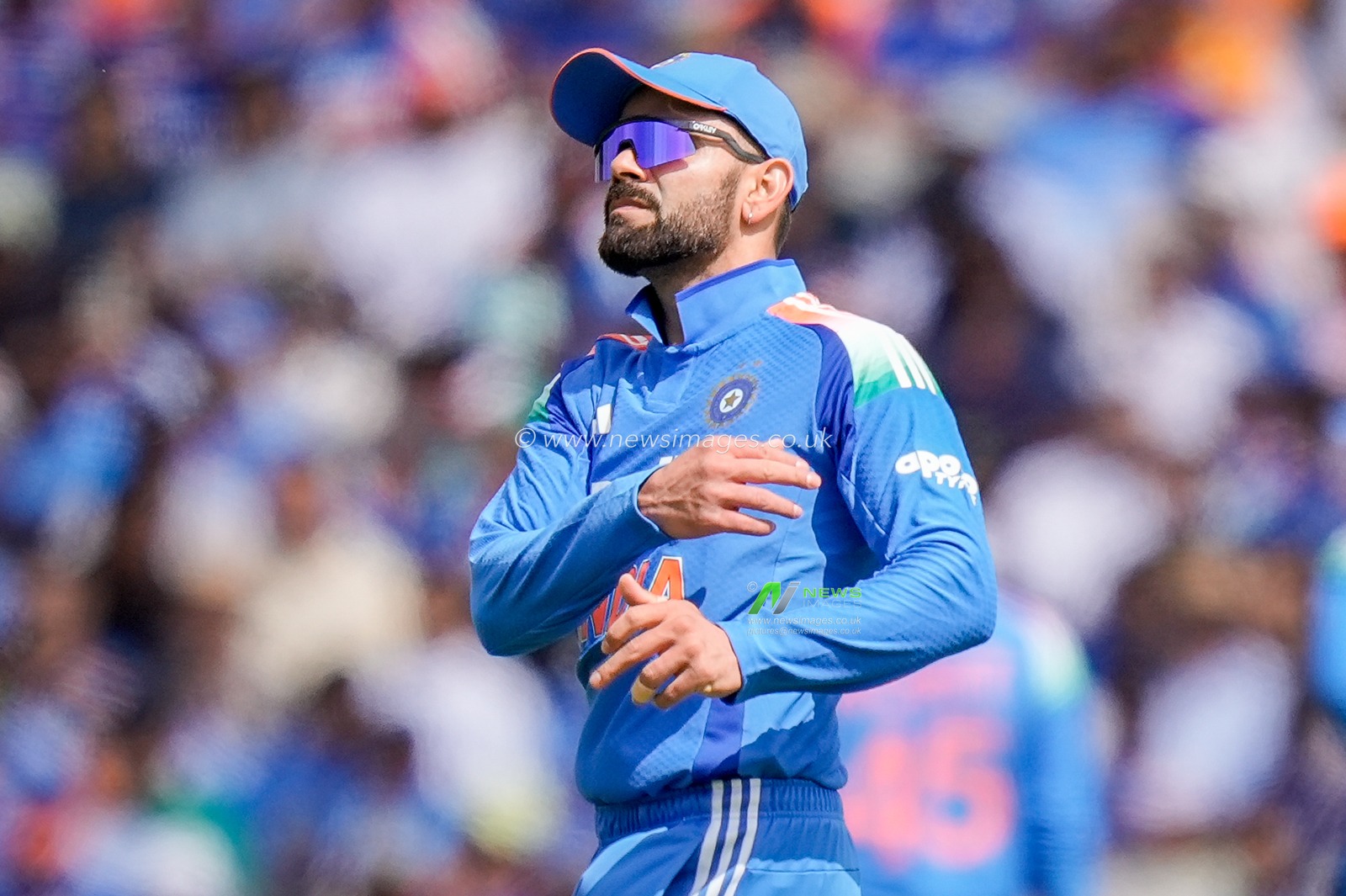 Vorat Kohli of India during the 1st Metro Bank ODI match England vs India at Edgbaston, Birmingham, United Kingdom on 14 July 2026

(Photo by Maynard Manyowa/News Images)