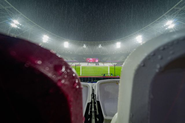 A general view of the pitch and stands during the Premier League match West Ham United vs Manchester United at London Stadium, London, United Kingdom on 10 February 2026

(Photo by Maynard Manyowa/News Images)