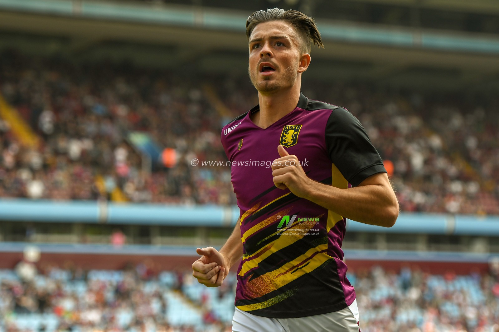 22nd April 2019 , Villa Park, Birmingham, England ; Sky Bet Championship, Aston Villa vs Millwall : Jack Grealish (10) of Aston Villa

Credit: Gareth Dalley/News Images

English Football League images are subject to DataCo Licence