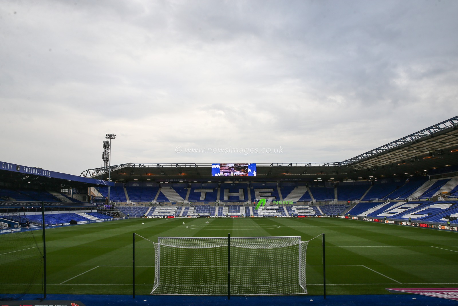 A general view inside of St Andrews, home of Birmingham City ahead of the Carabao Cup match Birmingham City vs Fulham at St Andrews, Birmingham, United Kingdom, 27th August 2024

(Photo by Gareth Evans/News Images)