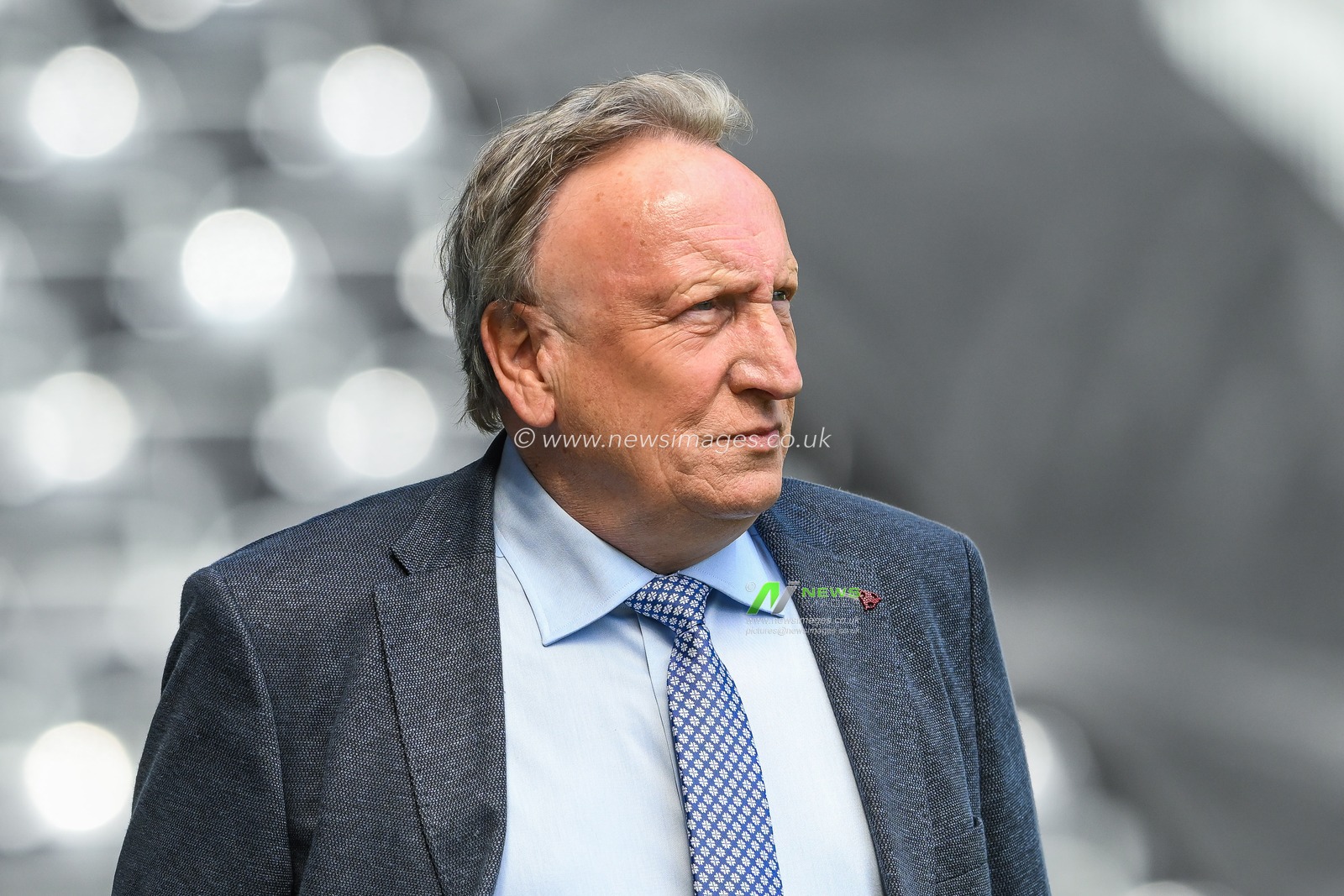 Neil Warnock Manager of Huddersfield Town arrives ahead of the Sky Bet Championship match Swansea City vs Huddersfield Town at Swansea.com Stadium, Swansea, United Kingdom, 15th April 2023

(Photo by Craig Thomas/News Images)