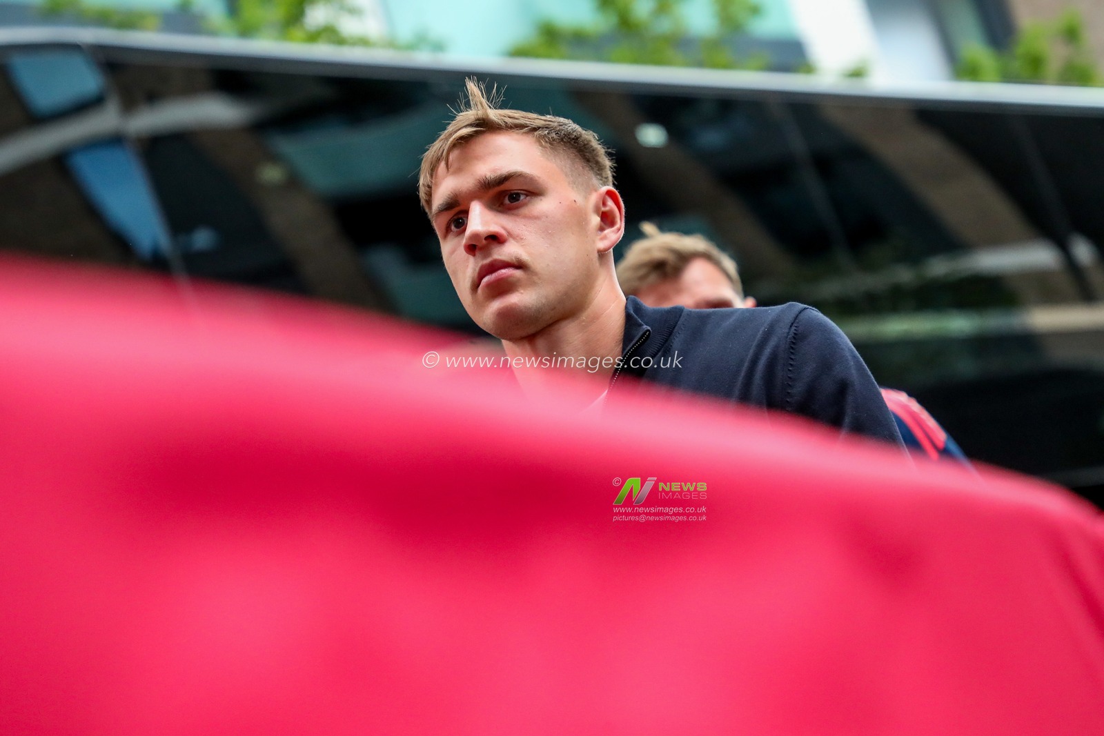 Yehor Yarmoliuk of Brentford arrives at The Gtech Community Stadium prior to the Premier League match Brentford vs Manchester United at The Gtech Community Stadium, London, United Kingdom, 4th May 2025

(Photo by Izzy Poles/News Images)