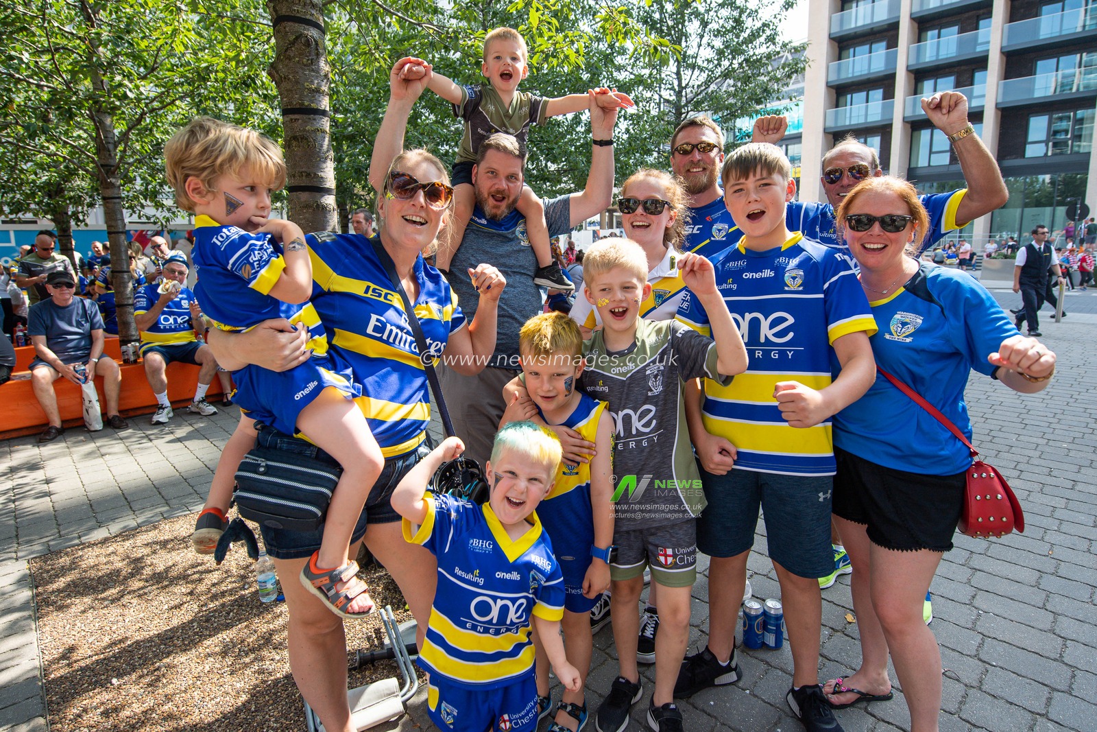 24th August 2019 , Wembley Stadium, London England ; 2019 Coral Challenge Cup Final ; St Helens vs Warrington Wolves ; Warrington fans outside Wembley stadium



Credit: Craig Thomas/News Images
