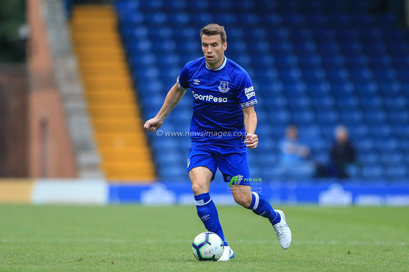14th July 2018 , Gigg Lane, Bury, England; Pre-season friendly , Bury v Everton;  Seamus Coleman of Everton