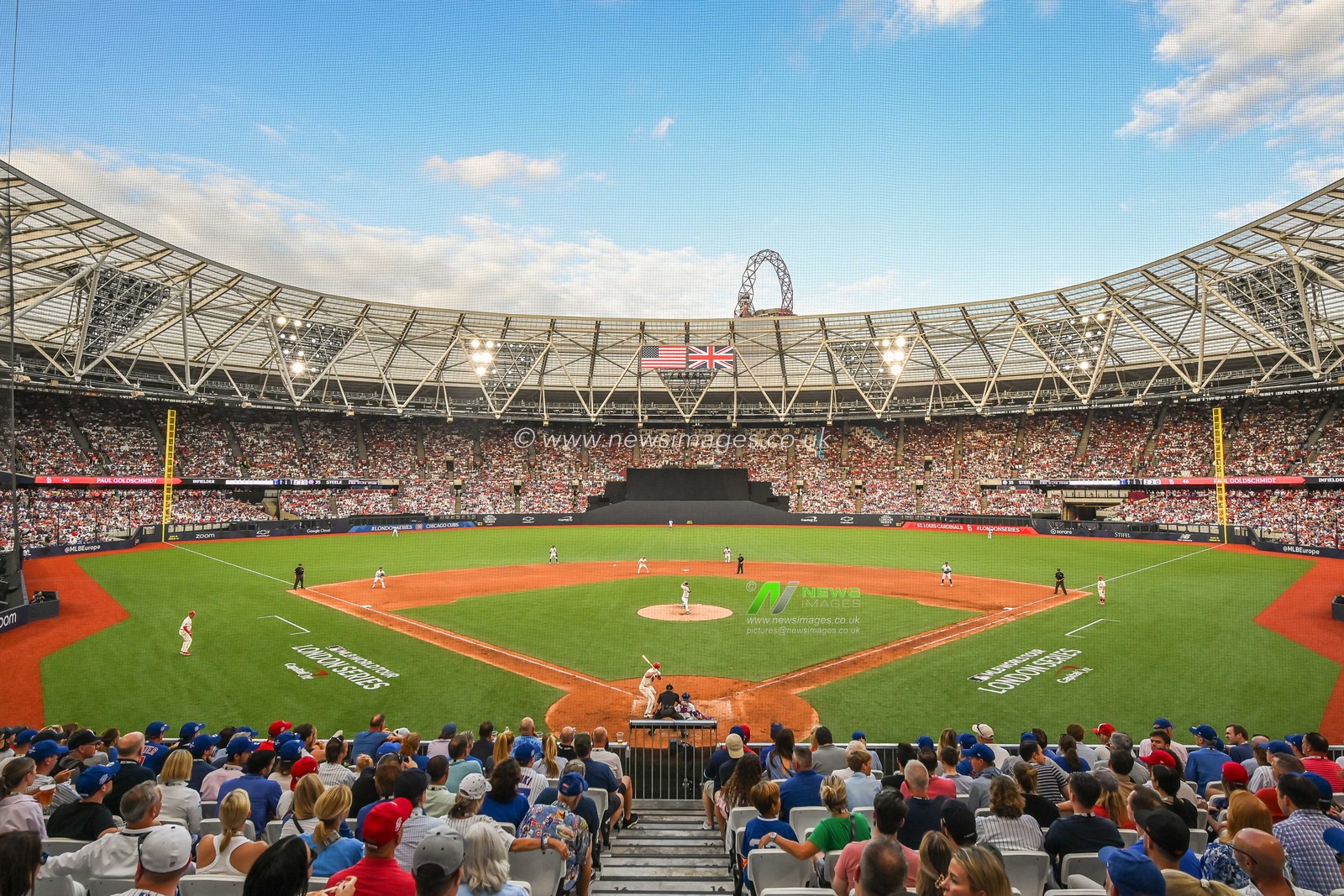 A General view of London Stadium during the 2023 MLB London Series match St. Louis Cardinals vs Chicago Cubs at London Stadium, London, United Kingdom, 24th June 2023

(Photo by Craig Thomas/News Images)