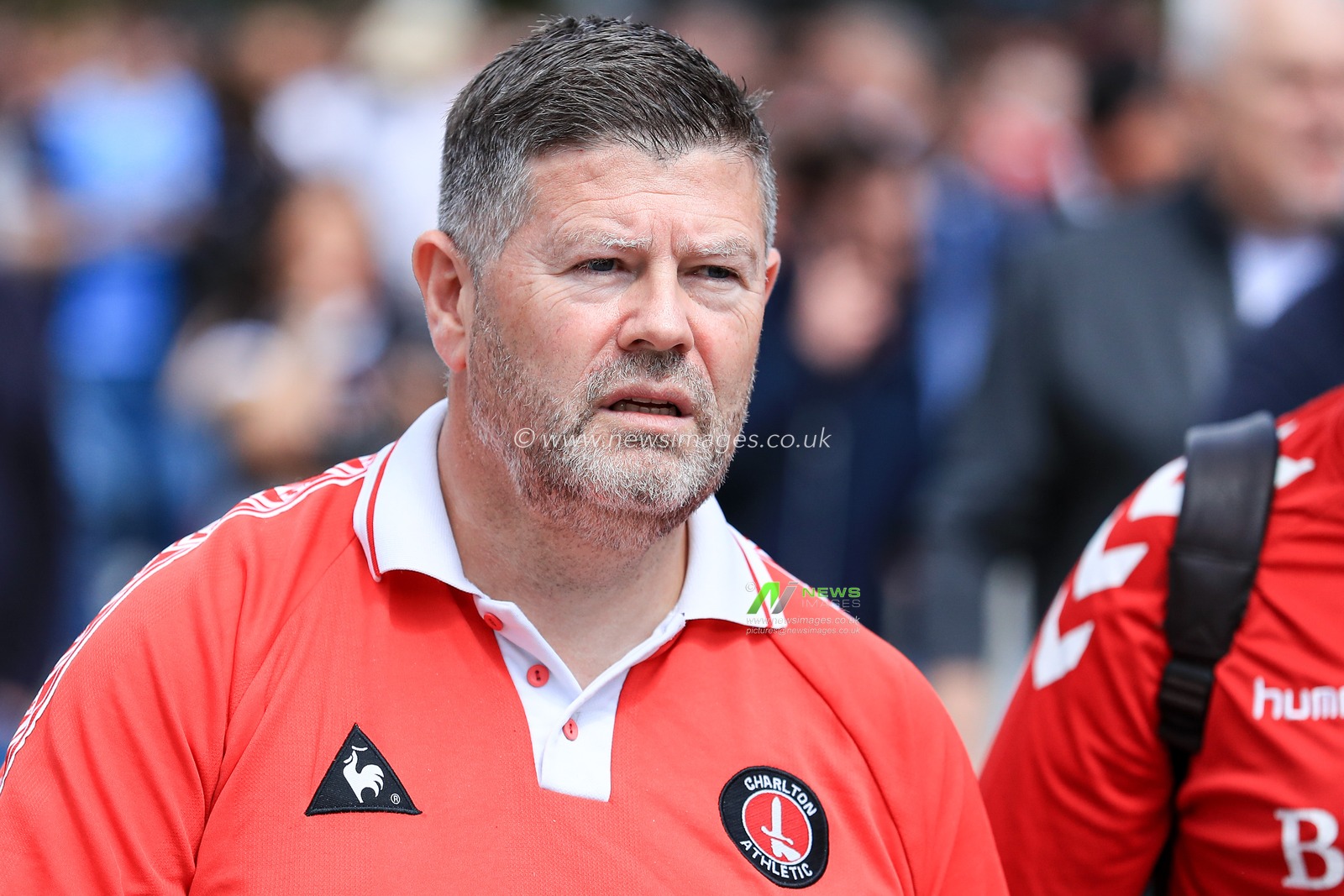Charlton Athletic fan arrives in stadium ahead of the Sky Bet League 1 Playoff Final match Charlton Athletic vs Leyton Orient at Wembley Stadium, London, United Kingdom, 25th May 2025

(Photo by Jorge Horsted/News Images)
