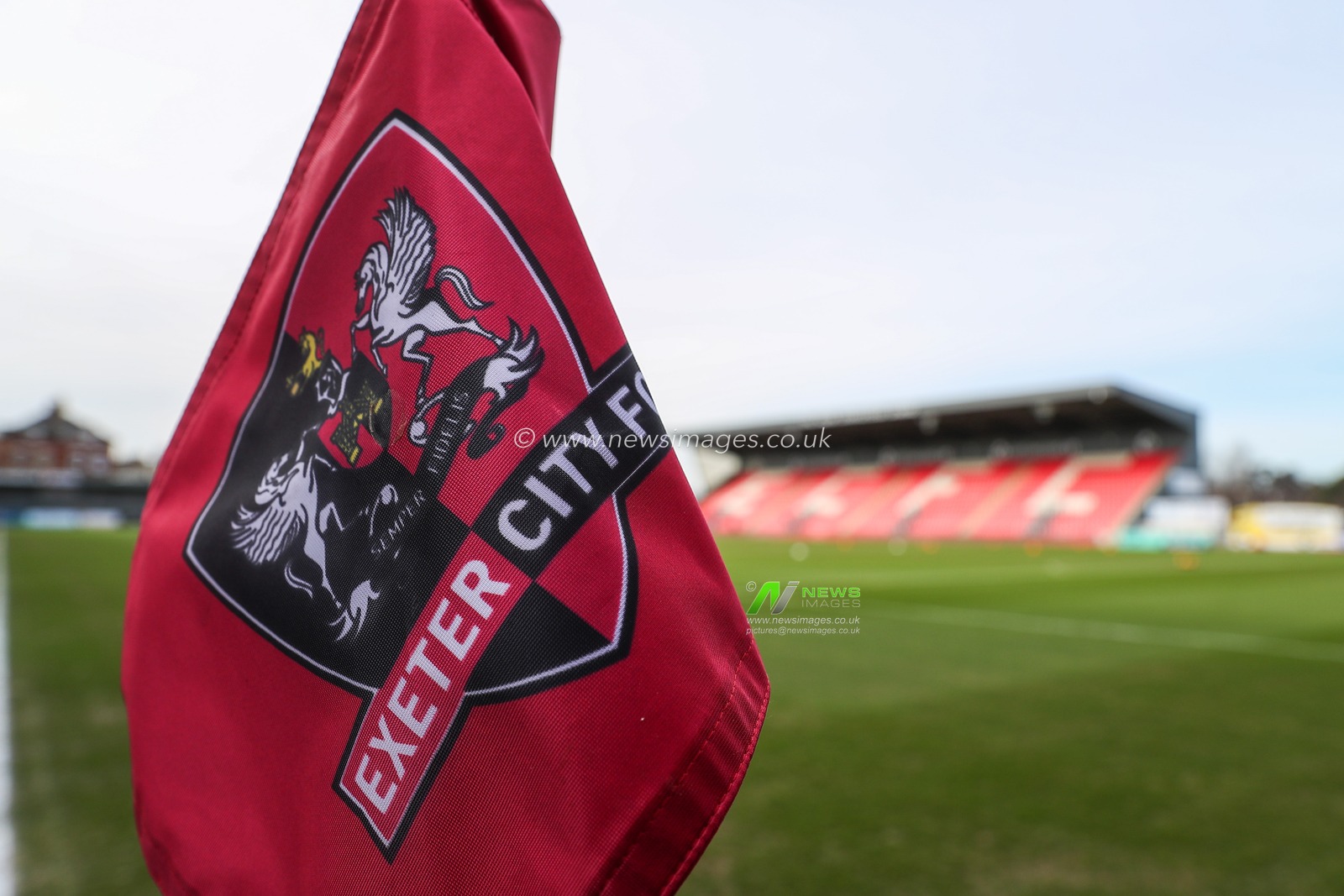 A general view inside of St Jamesâ€™ Park, home of Exeter City ahead of the Sky Bet League 1 match Exeter City vs Blackpool at St James' Park, Exeter, United Kingdom, 25th January 2025

(Photo by Gareth Evans/News Images)