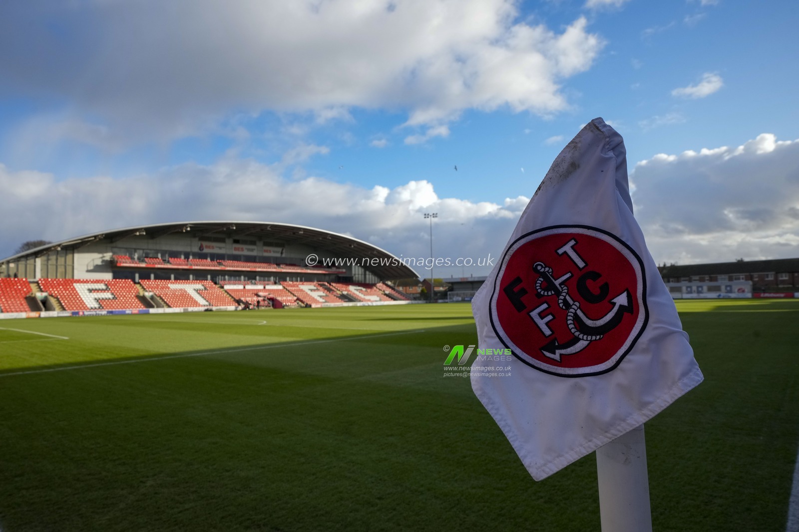 General view of Highbury Stadium before the Sky Bet League 1 match Fleetwood Town vs Sheffield Wednesday at Highbury Stadium, Fleetwood, United Kingdom, 26th December 2022

(Photo by Steve Flynn/News Images)