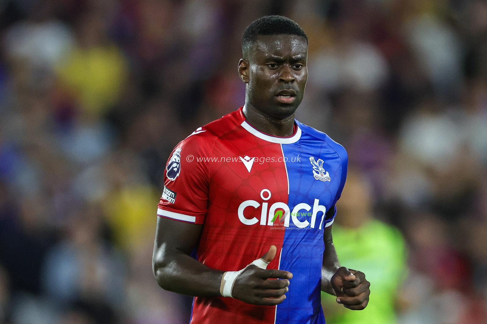 Marc GuÃ©hi #6 of Crystal Palace during the Premier League match Crystal Palace vs Arsenal at Selhurst Park, London, United Kingdom, 21st August 2023

(Photo by Mark Cosgrove/News Images)