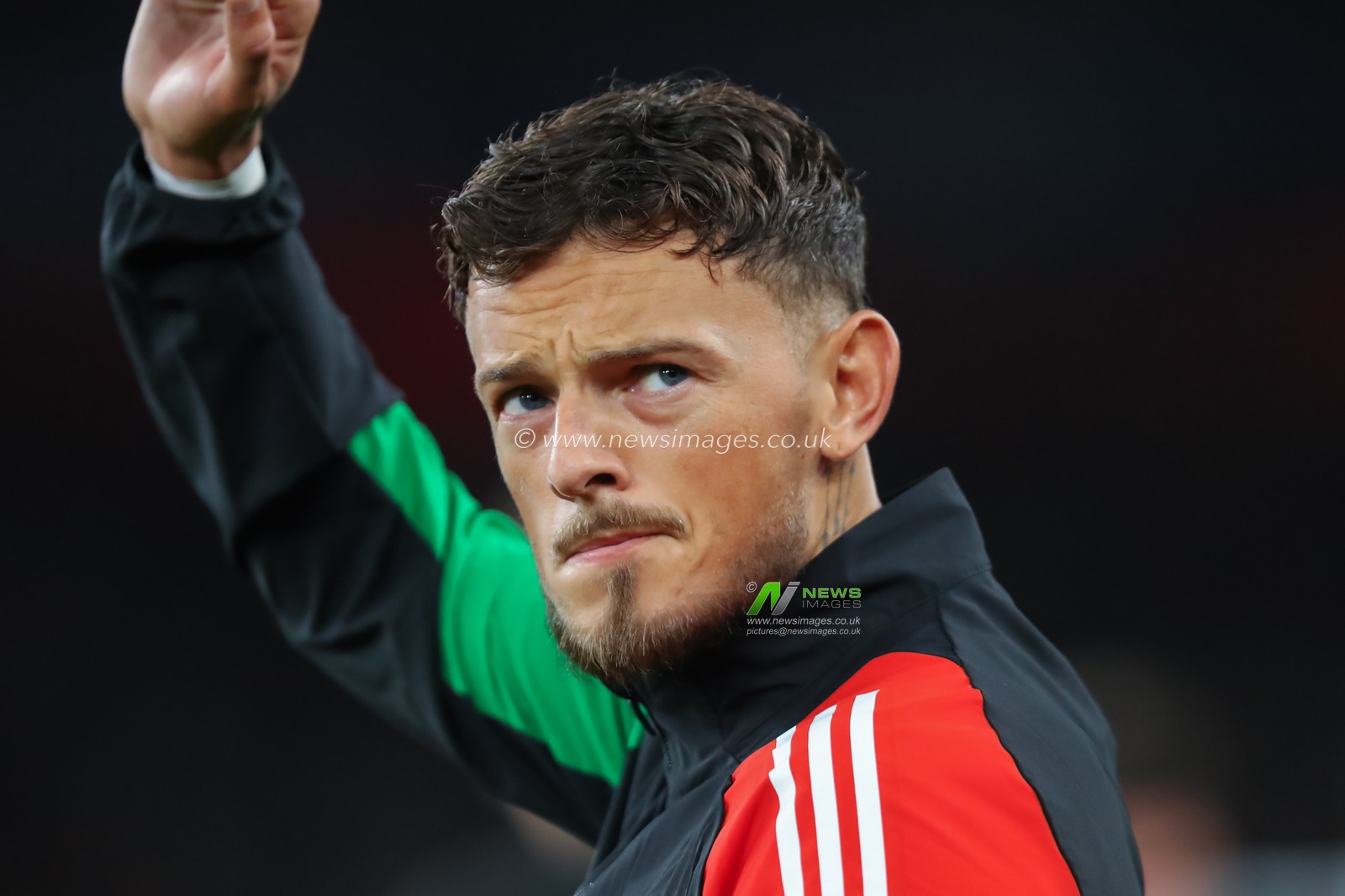 Ben White of Arsenal walks out ahead of the UEFA Champions League, League Stage Arsenal vs FC Shakhtar Donetsk at Emirates Stadium, London, United Kingdom, 22nd October 2024

(Photo by Izzy Poles/News Images)