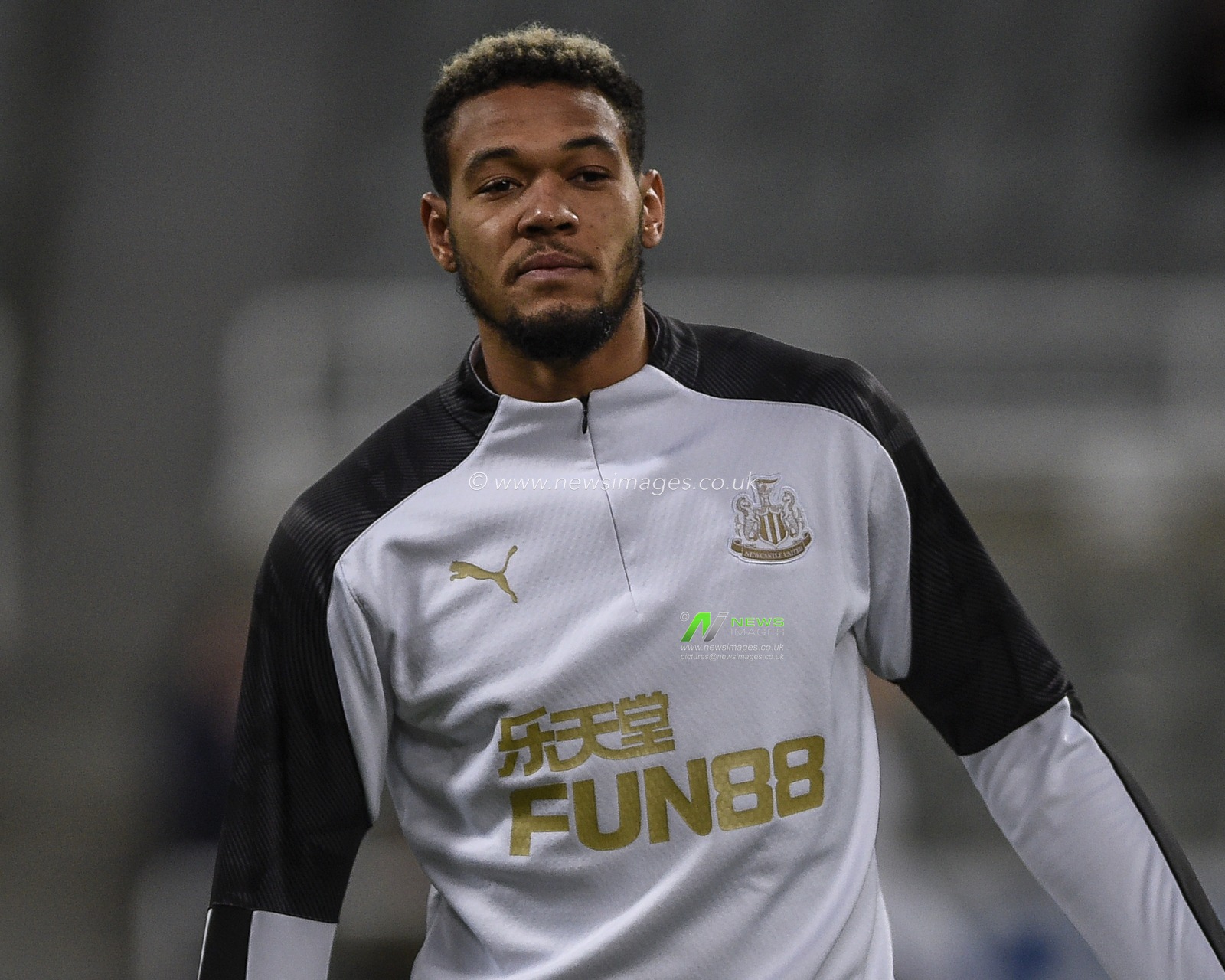 14th January 2020, St. James's Park, Newcastle, England; Emirates FA Cup, Newcastle United v Rochdale : Joelinton (9) of Newcastle United during the pre-game warmup

Credit: Iam Burn/News Images
