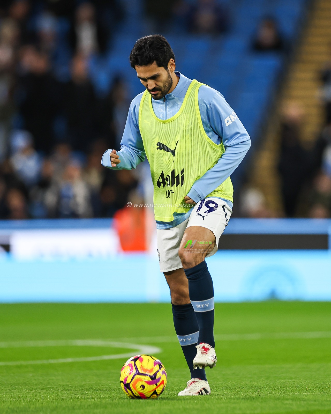 Ä°lkay Gundogan of Manchester City during the Premier League match Manchester City vs Manchester United at Etihad Stadium, Manchester, United Kingdom, 15th December 2024

(Photo by Mark Cosgrove/News Images)