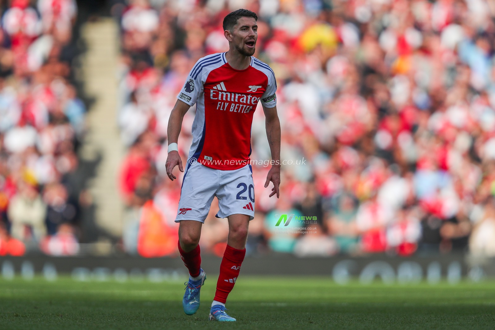 Jorginho of Arsenal in action during the Premier League match Arsenal vs Southampton at Emirates Stadium, London, United Kingdom, 5th October 2024

(Photo by Izzy Poles/News Images)