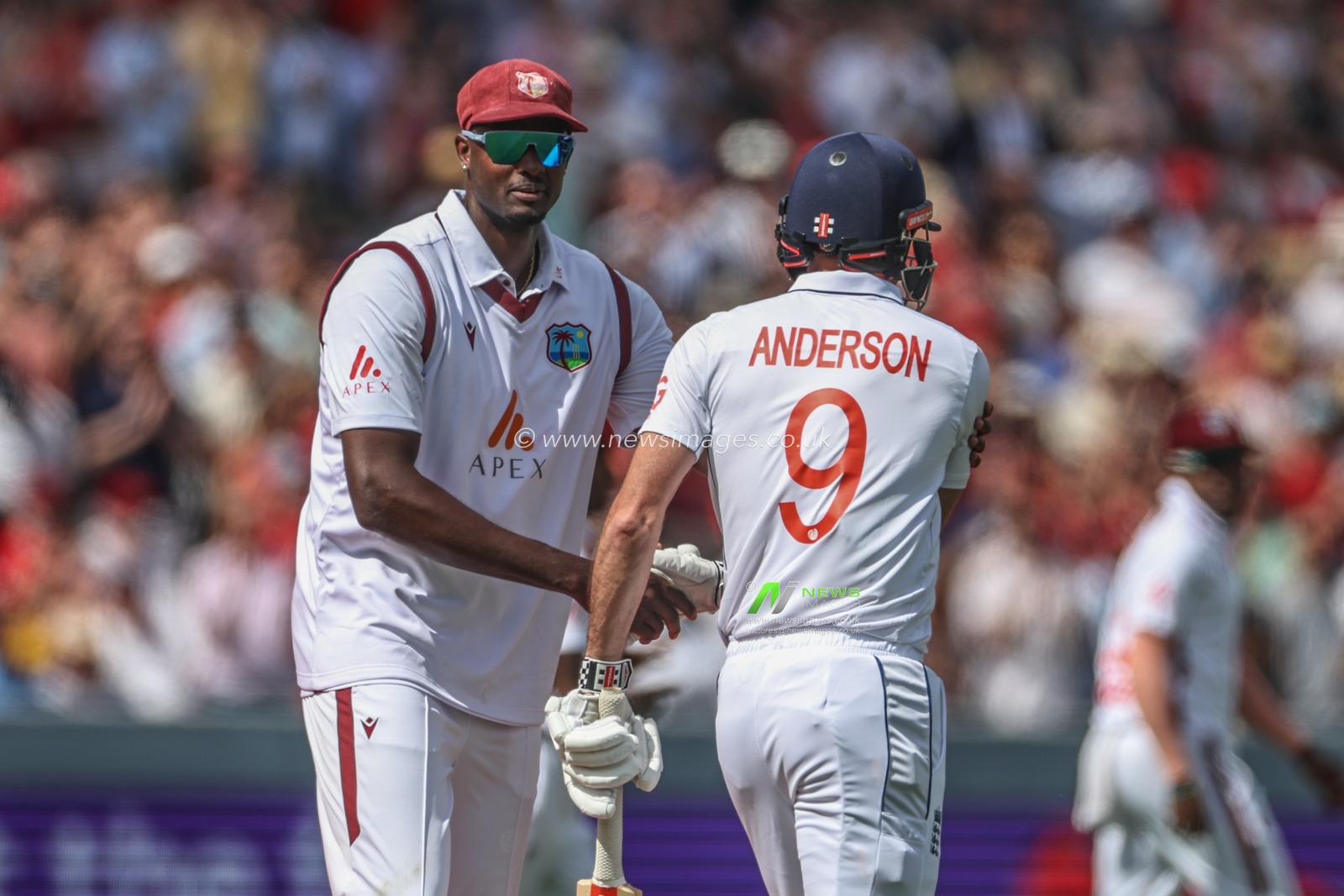 James Anderson of England comes out to bat to a standing ovation during the Rothesay Test Match Day Two England v West Indies at Lords, London, United Kingdom, 11th July 2024

(Photo by Mark Cosgrove/News Images)