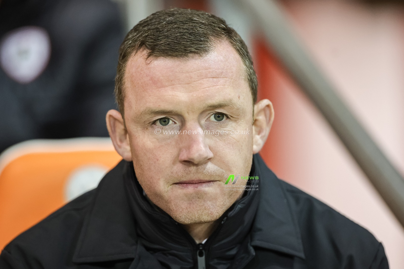 Neill Collins Head coach of Barnsley during the Bristol Street Motors Trophy match Blackpool vs Barnsley at Bloomfield Road, Blackpool, United Kingdom, 5th December 2023

(Photo by Mark Cosgrove/News Images)