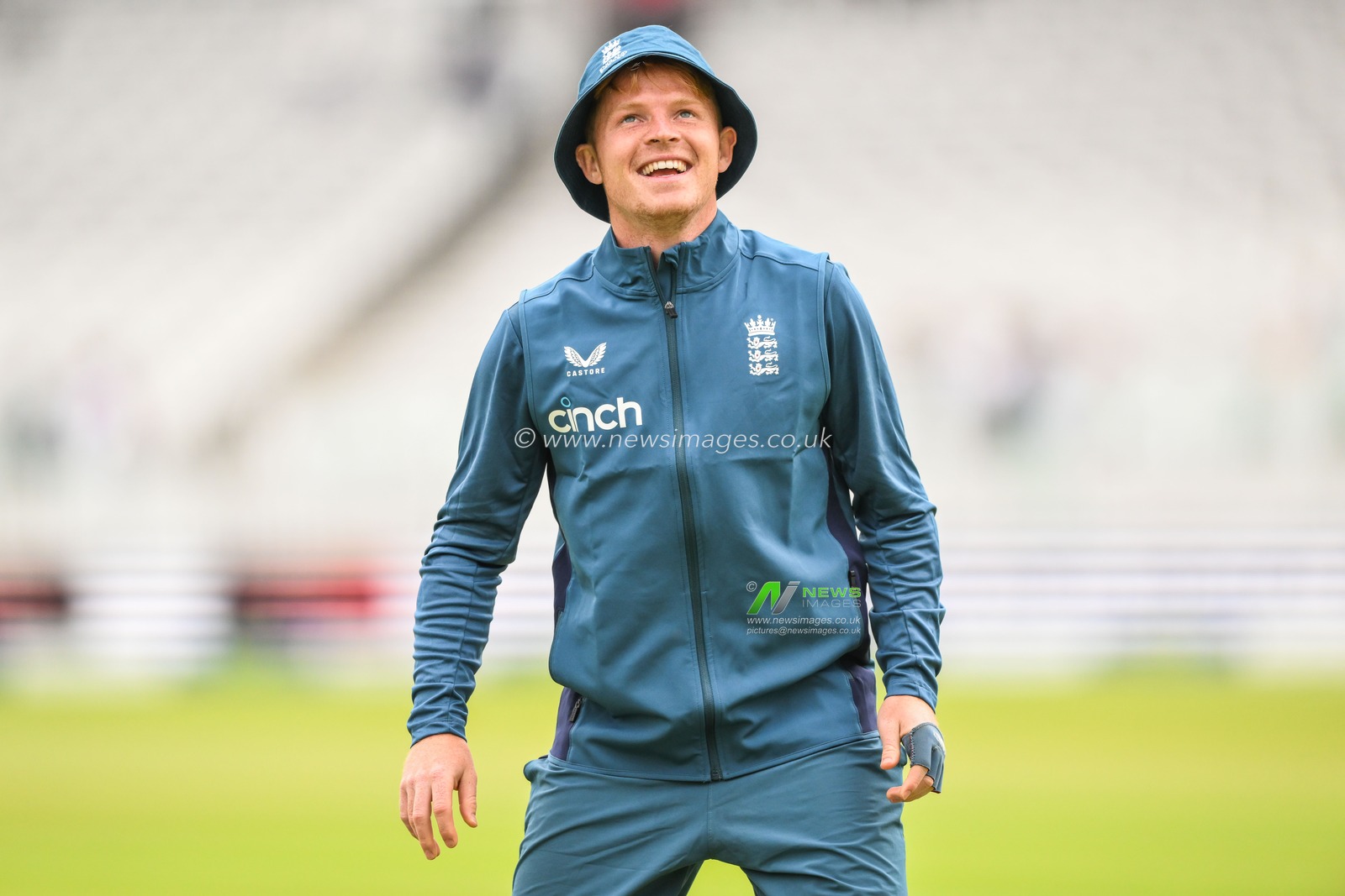 Ollie Pope of England during pre match warm up ahead of  the LV= Insurance Test match Test Day 3 England vs Ireland at Lords, London, United Kingdom, 3rd June 2023

(Photo by Craig Thomas/News Images)